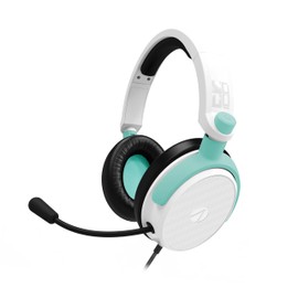 STEALTH C6-100 Gaming Headset BURST Edition - Teal White, Compatible with Current Gen Consoles, with Flexible Mic, 3.5mm Jack, 1.5m Cable, Lightweight, Comfortable and Durable