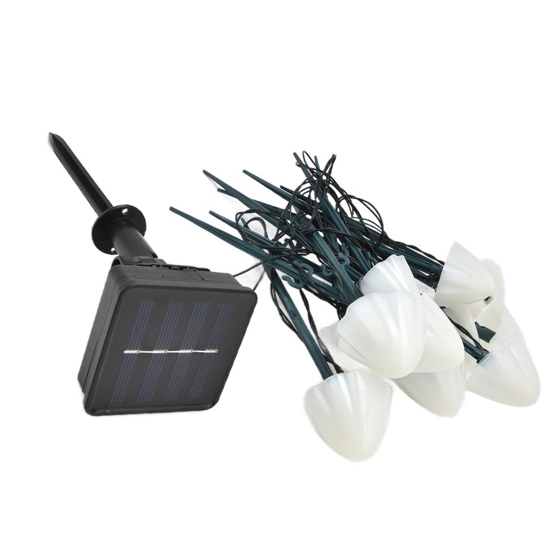 Mushroom Shaped Solar Light String Waterproof Dustproof Landscape Light with