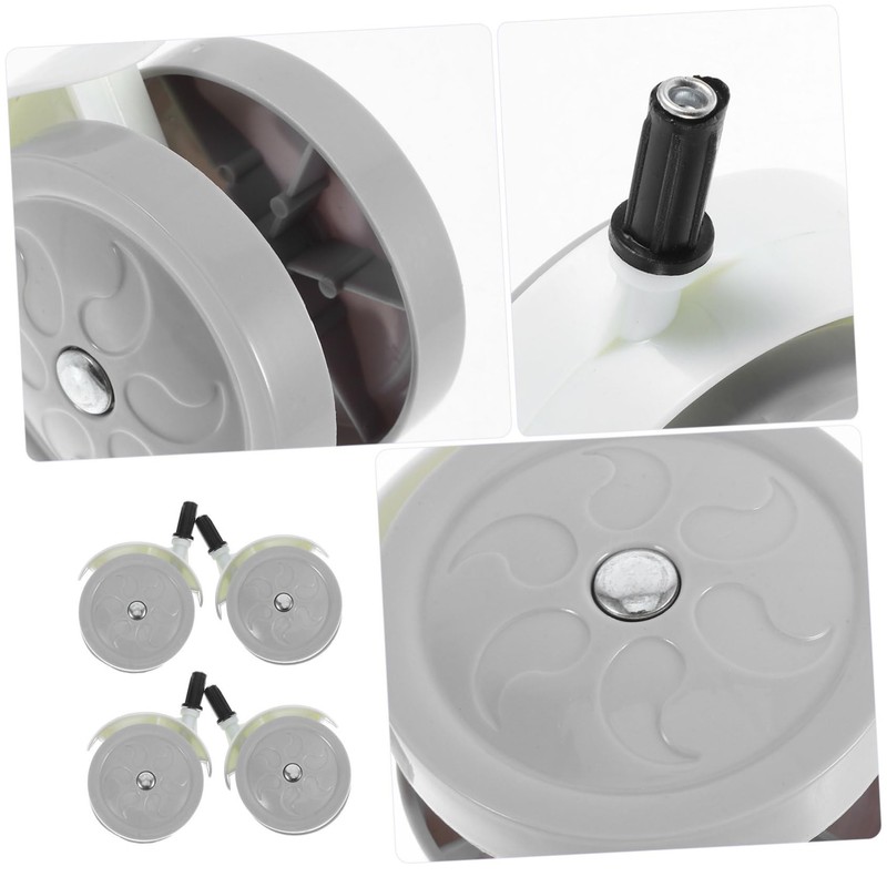 BIUDECO 4pcs Swivel Wheels for Walker Detachable and Easy to