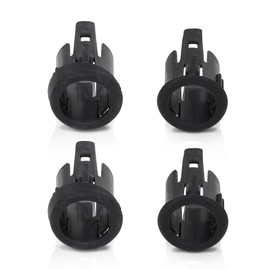 LQI Rear Parking Assist Sensor Retainer Bezels Baffle Kit Compatible with Ford F250 F350 Super Duty Truck 2008-2015 Black