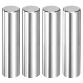 uxcell 4 Pcs 12 mm x 50 mm Dowel Pins, 316L Stainless Steel Cylindrical Dowel Pins Shelf Support Peg Pin Rod Fasten Elements Metal Shelf Pegs Silver Tone