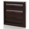 Blauberg Brown Gravity Grille 100mm - 4 inch External Ducting