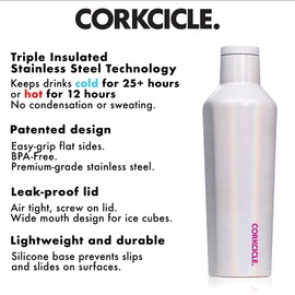 Corkcicle 2016SUM Botella Térmica Unicornio, Blanco, 475 ml