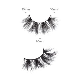 i-ENVY False Lashes Luxury Mink Collection Eyelashes 100% Real Mink Glamorous Eye Look Lashes Maximum Fluffiness 3D Multi-Curl Angle
