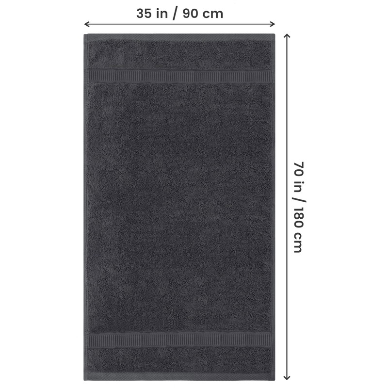 Utopia Towels Jumbo Bath Sheets, 2 Pack, 35x70 in, 600
