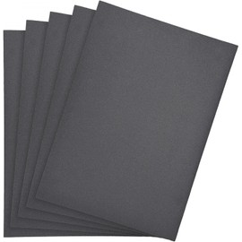 TA-VIGOR 5Pcs 500 Grit Wet Dry Sandpaper 9 Inch x 11 Inch, Assorted Sanding Sheets Abrasive Paper for Wood Furniture Metal Automotive Polishing