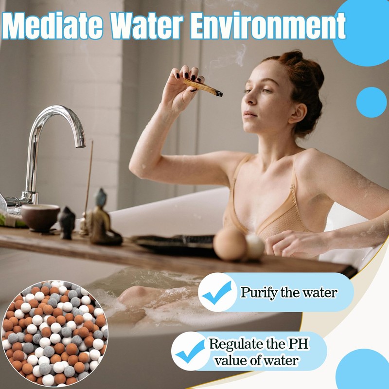 AHSNYLC 200g Shower Head Beads Refills - Mineral Replacement, Ionic