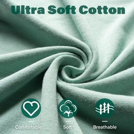 Extra Long Newborn Baby Knotted Gown, Super Soft Silky Coming Home Outfit with Mittens & Hat, Baby Sleepers for Girls & Boys 0~3 Months, Newborn Photoshoot Outfits