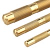 Aswalling 3Pcs 61360 Knurled Brass Drift Punch Set,Hand Tool Punches