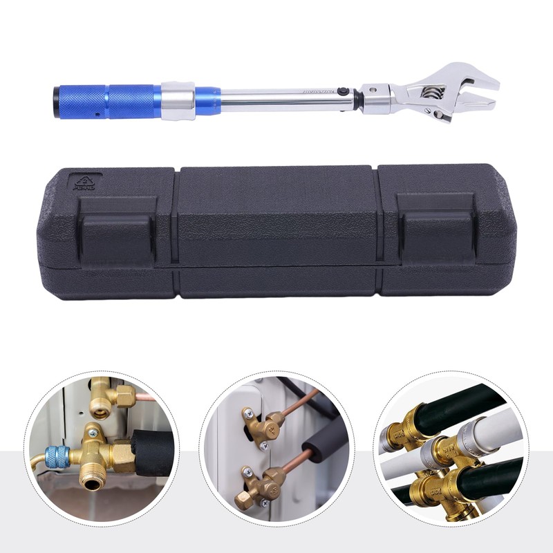 Giciashop Adjustable Torque Wrenches 5-25NM Open End Torque Wrench with