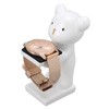 Bear Watch Stand Handcrafted Three Dimensional Modern Style Resin Watch