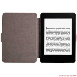 OcioDual Faux Leather Case with Magnetic Closure for Kindle Paperwhite 3/2/1 G.7/6/5 Red
