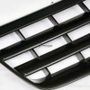 Glossy Black Horizontal Front Hood Bumper Grill Grille Guard ABS