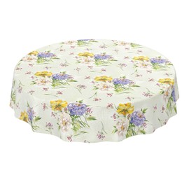 Anro Oilcloth Wax Tablecloth, Washable