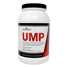 Beverly International UMP Protein Powder, Rocky Road. Unique Whey-Casein Ratio Builds Lean Muscle. Easy to Digest. No Bloat. (32.8 oz) 2lb .8 oz