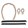 Timing Chain Cover Gasket Seal Bolts Kit Metal for SBC