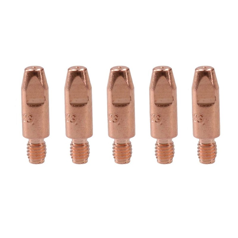 1 Shroud & 5 x 0.6mm Round Contact Tips MIG