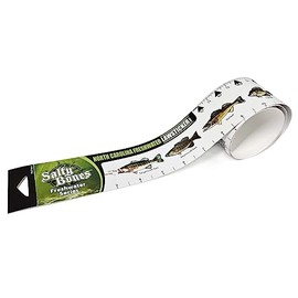 Salty Bones 36" Fishing Ruler Sticker - LAWSTICKER - North Carolina Freshwater Edition