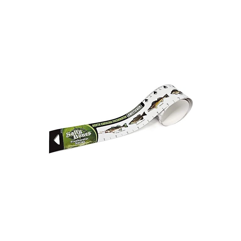 Salty Bones 36" Fishing Ruler Sticker - LAWSTICKER - North