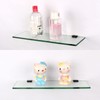 WANLIAN 8 Pcs Glass Shelf Brackets Aluminum Alloy Glass Clamp
