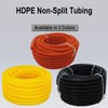 Flexible Polyethylene HDPE Non-Split Corrugated Wire Loom Tubing (Orange, 1-1/2"