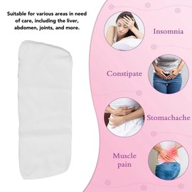 3Pcs Cotton Flannel, Unbleached Castor Oil Pack Organic Cotton Flannel Wrap Reusable Castor Oil Pads for Heat Compress