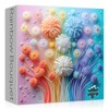 Flower Puzzles for Adults 1000 Pieces, Impossible Floral Puzzles, Colorful