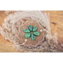 Nephrite Jade Drop Pendant | Drilled Tumbled Stone Pendant with Cotton Cord | High-Quality Gemstone Pendant, Nephrite, Jade