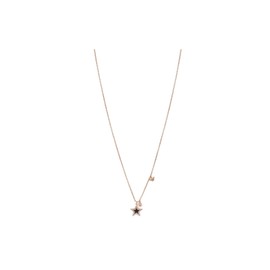 Emporio Armani Necklace for Women Sentimental, Length: 350+70mm, Star size: 13x14mm Rose Gold Brass Necklace, EGS2959221