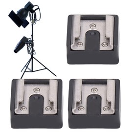 Adaptador de Montura de Zapata de Flash, Adaptador de Soporte de Flash de Montura de Zapata de Flash Estándar con Rosca de Tornillo de 1/4 Pulg. para Soporte de Luz, Soporte de Soporte de Flash