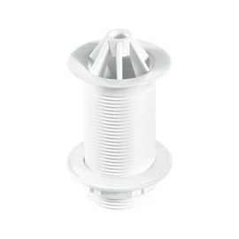 McAlpine WU10 Domed Flange Urinal Waste, White