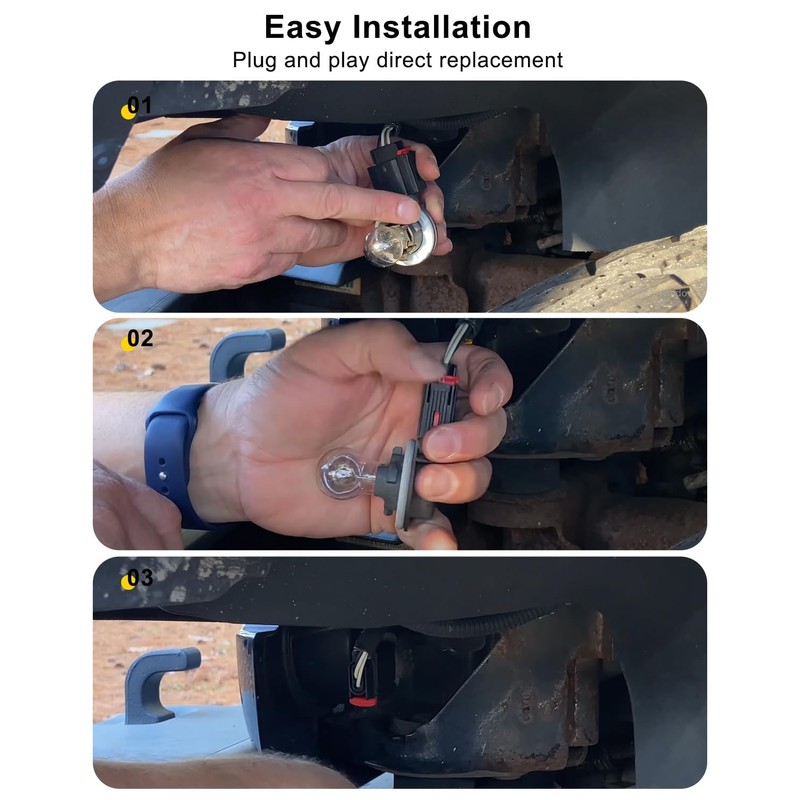 Front Turn Signal Light Socket & Turn Signal Light Connector