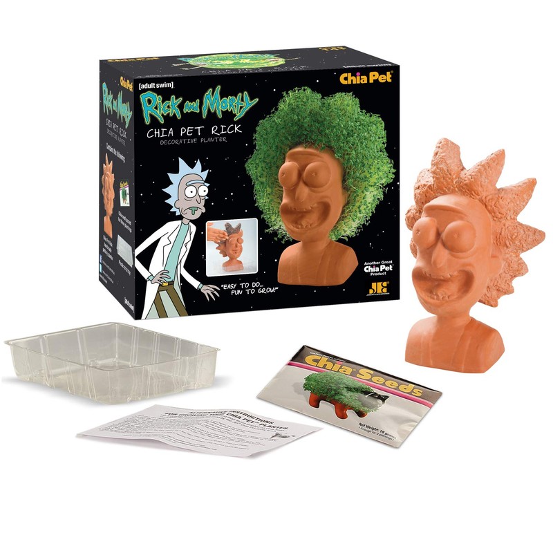 Chia Pet Rick & Morty - Rick with Seed Pack,