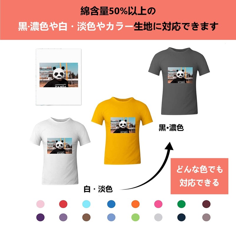 A-SUB 10 Pack Iron on Printing Sheets for T-Shirt Transfer
