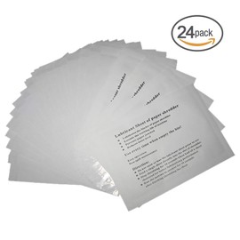 VANRA Shredder Lubricant Sheets (Pack of 24)