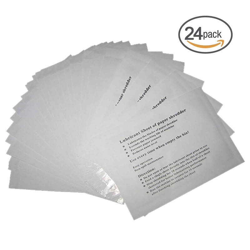 VANRA Shredder Lubricant Sheets (Pack of 24)
