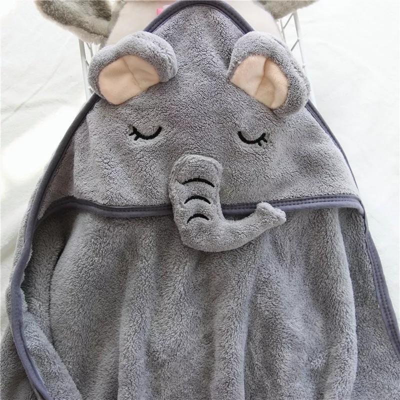 Ugaaiya Toalla Para Bebe Animales Niños Divertidos Franela Frazada