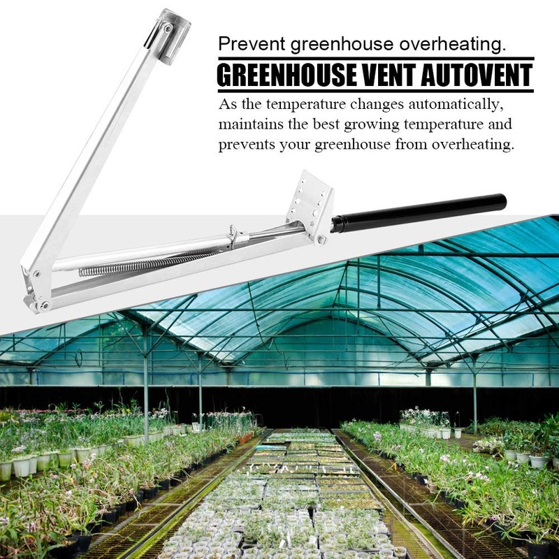 VIFERR Greenhouse Window Opener Automatic, Auto Vent Opener Solar Heat
