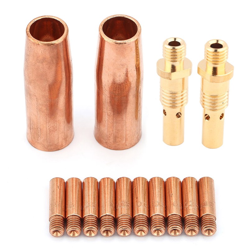 14 pcs/set Nozzle Diffuser Tip Kit for Tweco MIG Welding