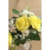 Floroom Artificial Flowers 25pcs Real Looking Canary Yellow Foam Fake