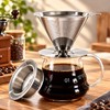 Premium Reusable Coffee Filter for Pour-Over Brewing – Double-Layer 304