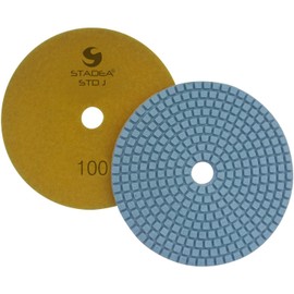 Stadea PPW212D Diamond Polishing Pads 5" For Concrete Terrazzo Marble Granite Countertop Floor Wet Polishing, Grit 200 - Pack of 2