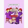 CafePress Red Hat Ladies Happy Birthday Greeting Cards Greeting Card