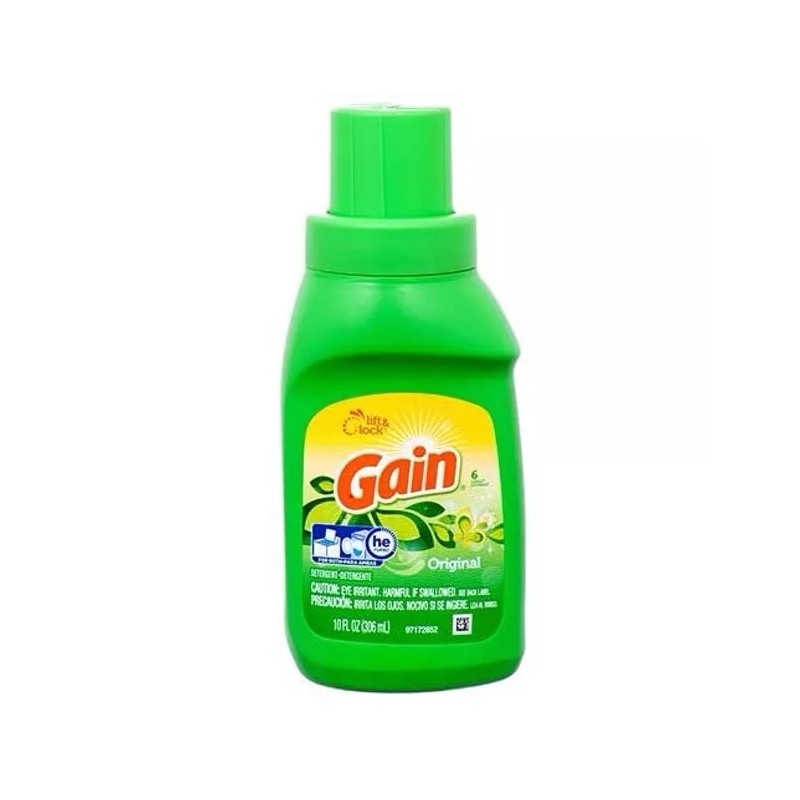 Gain Liquid Laundry Detergent, Blissful Breeze, 10 Fl Oz, 6