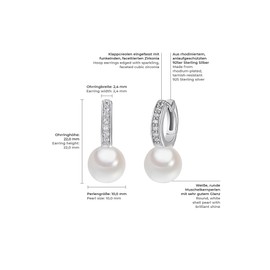 Rafaela Donata 60800031 Cubic Zirconia 925 Sterling Silver Earrings