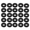 sourcing map Pack of 25 Nitrile Rubber Washers 14 mm