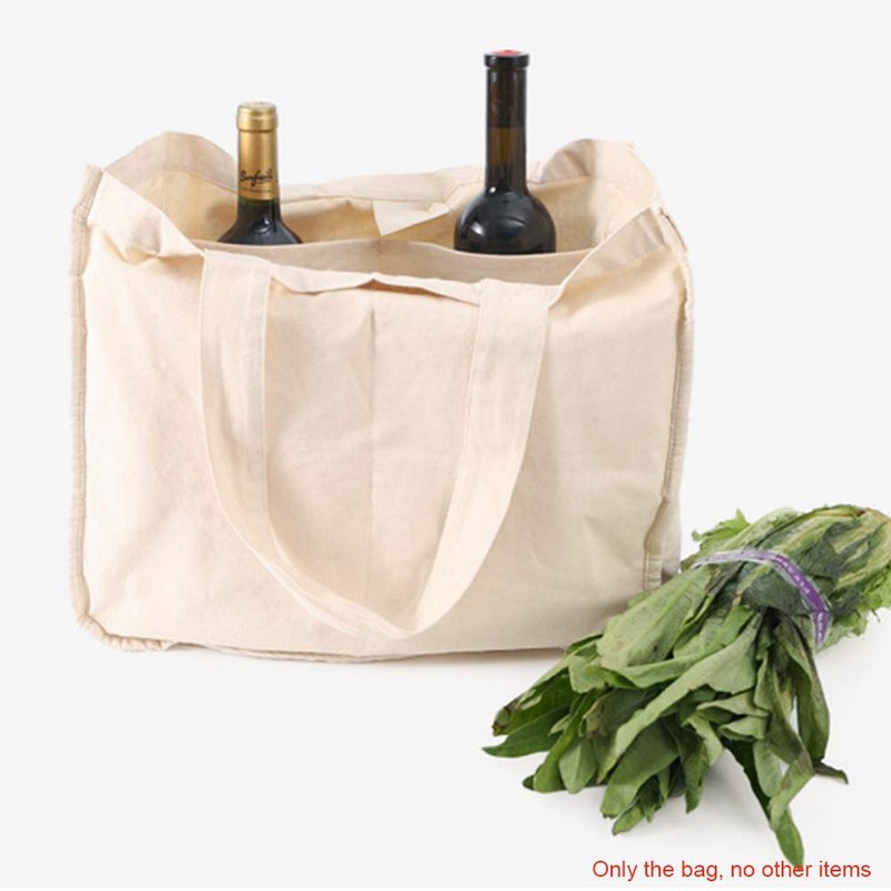 Tote Bag, Canvas Tote Bag Reusable Grocery Bag Large Capacity