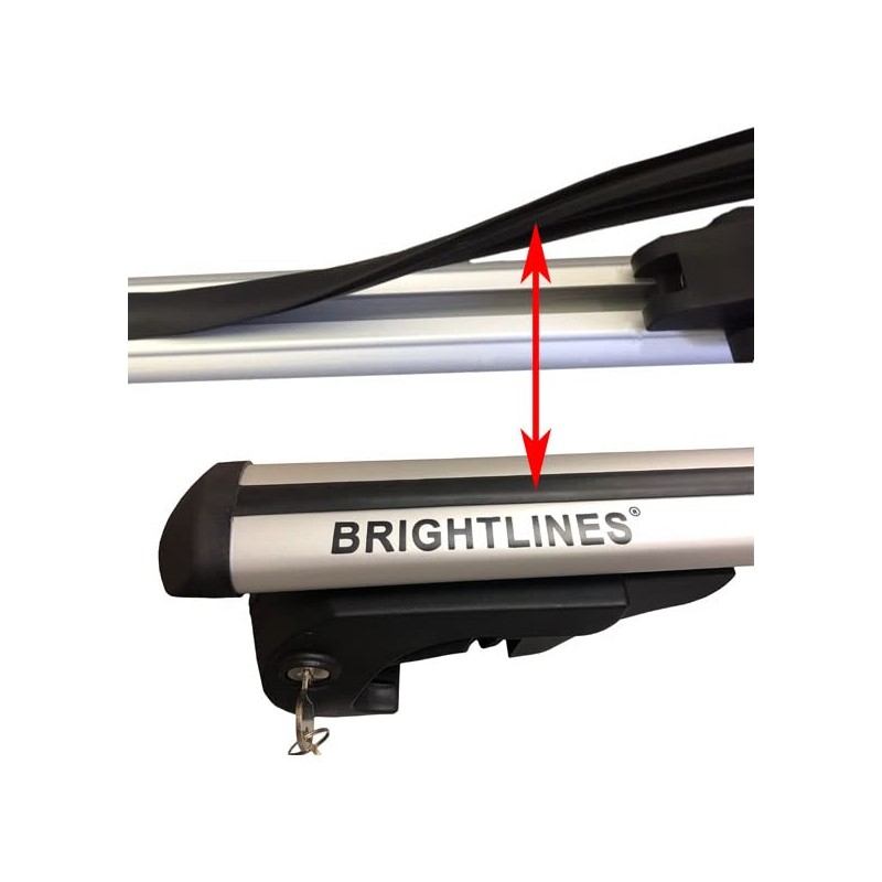BRIGHTLINES Cross Bars Roof Luggage Bars Roof Racks Compatible with