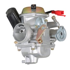 WFLNHB Go Kart Carburetor Kit with Intake Boot PD24J Replacement for Yerf Dog Spiderbox GY6 150cc Go Kart Mopeds QMJ/QMI157 QMJ/QMI152