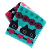 Atsuko Matano 181005-0010-01 Towel Handkerchief (Blue) [100% Cotton] Women's Cat
